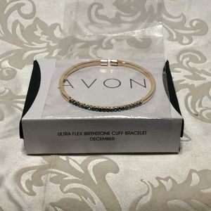 Avon Ultra Flex Birthstone Cuff Bracelet December.